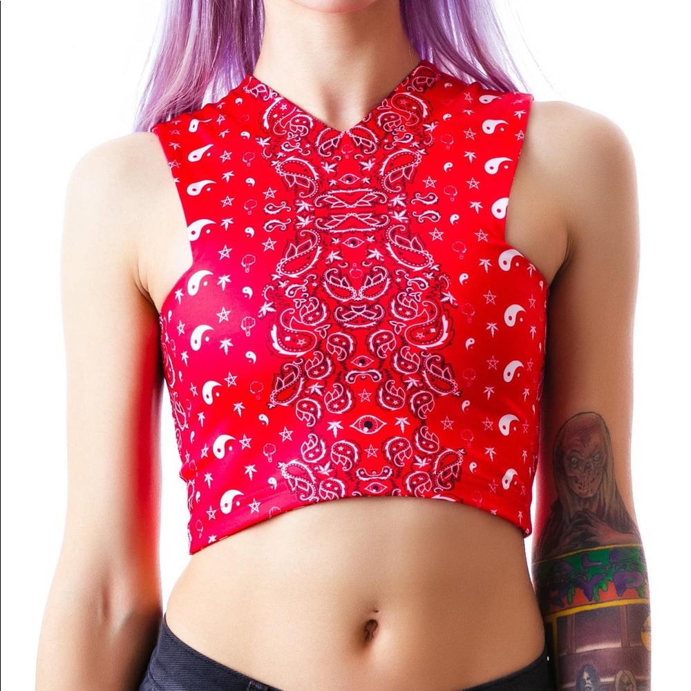 UNIF Bandana X Crop Top